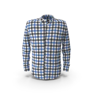 Blue & Black Check Shirt