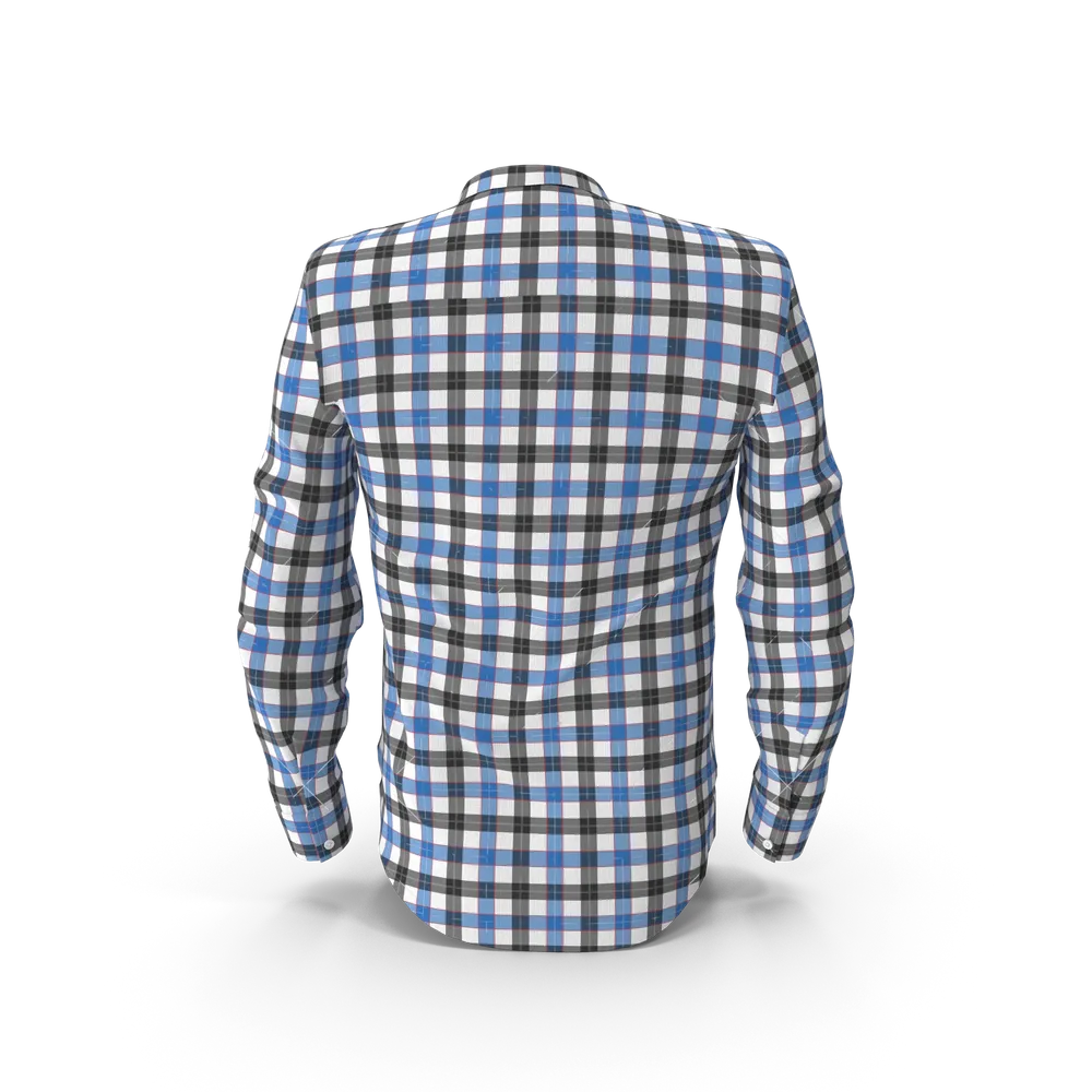 Blue & Black Check Shirt