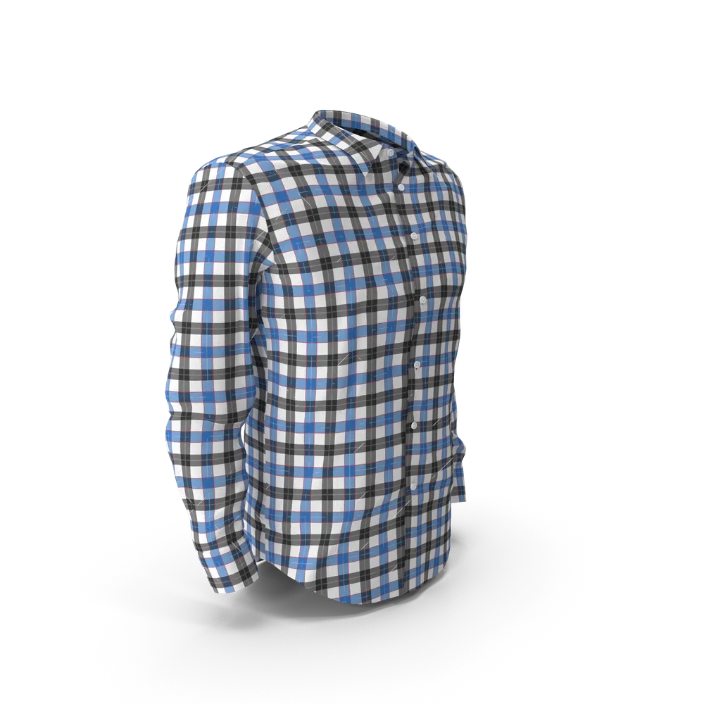 Blue & Black Check Shirt