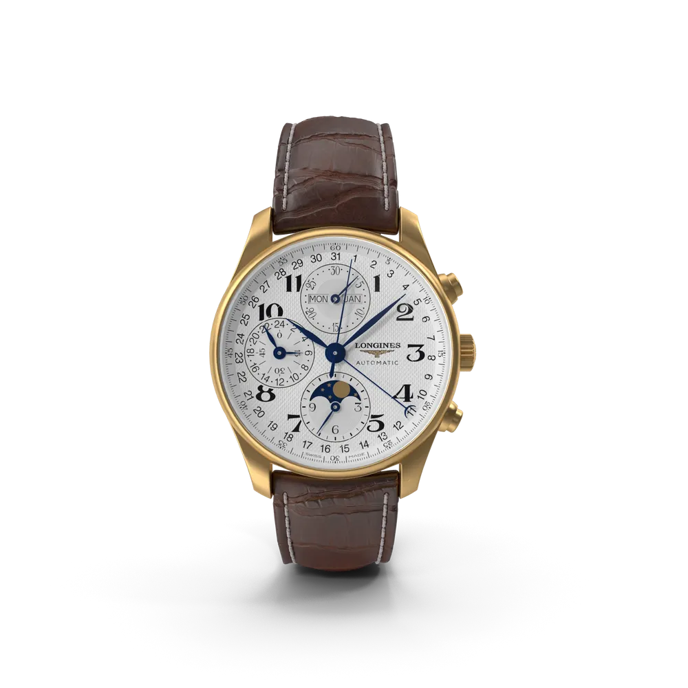 Brown Leather Belt Watch